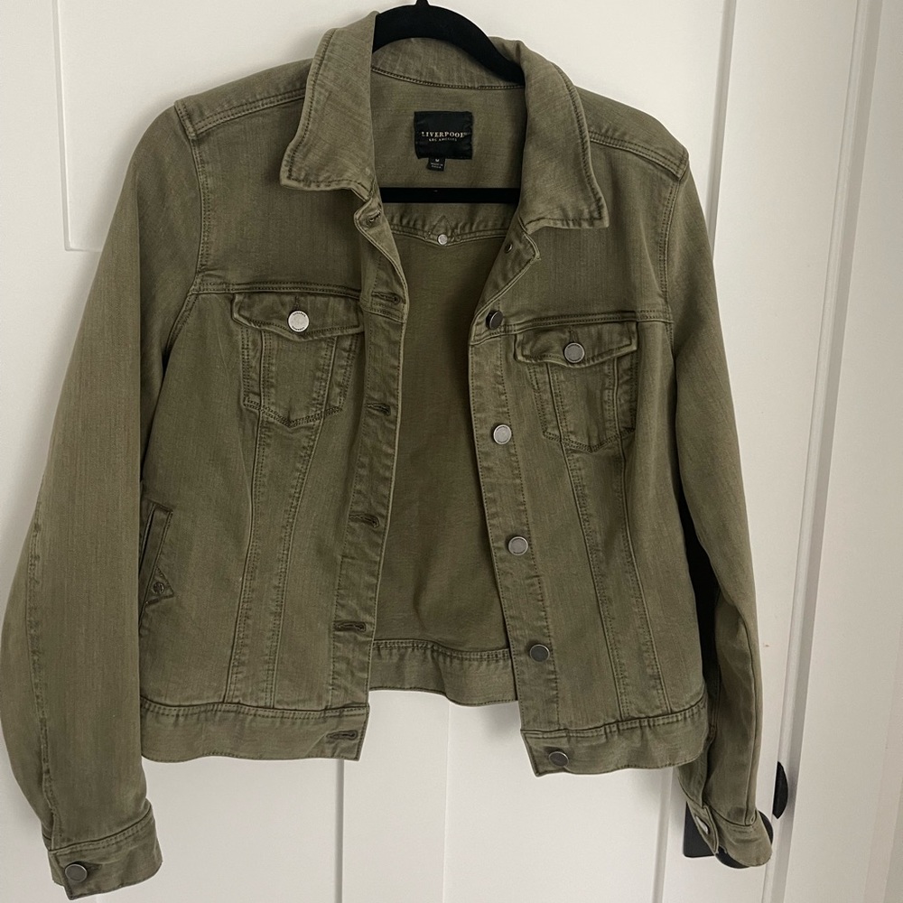 Liverpool Los Angeles green Jean jacket